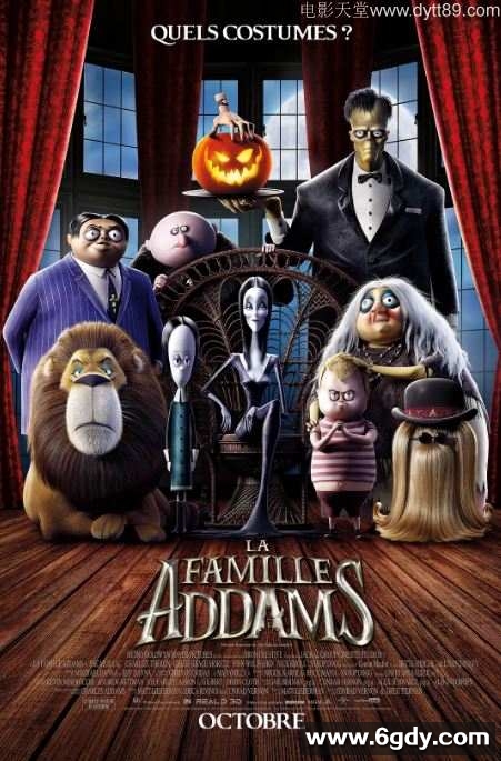 2019年欧美6.7分喜剧动画片《亚当斯一家》BD国粤英语中英双字迅雷下载