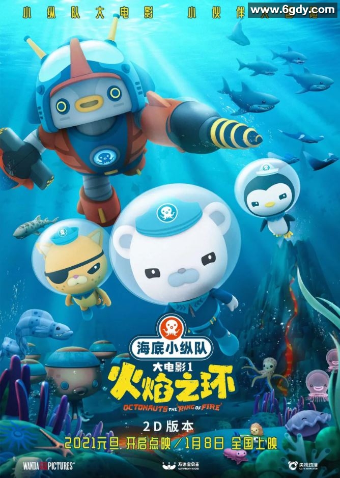 2021年国产7.1分奇幻动画片《海底小纵队：火焰之环》HD国语中字迅雷下载