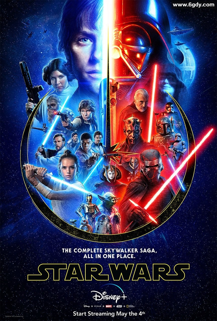 《星球大战》全系列12部影片，4K高清版 BD2160P 内嵌中英特效字幕 