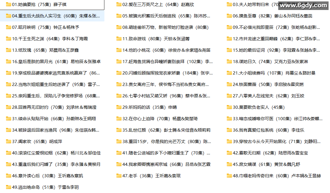 [短剧] 2025年07月24日 精选+付费短剧推荐49部 