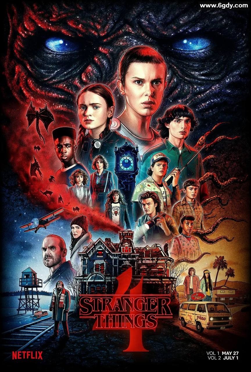 【怪奇物语】第五季+前四季中英双语字幕 