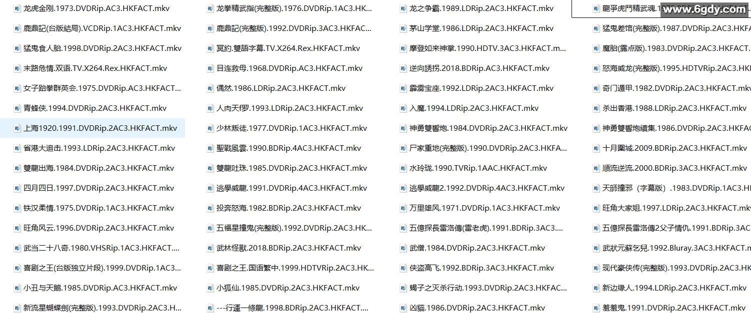 [影视] 【香港】经典电影合集-170部（未删减版本） 