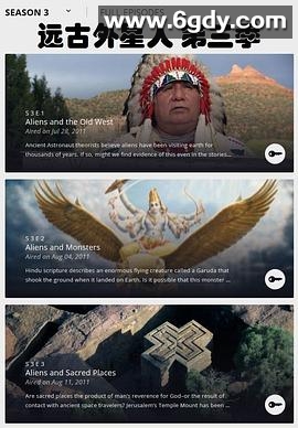 远古外星人 第三季(2011)完结已完结迅雷网盘全集下载