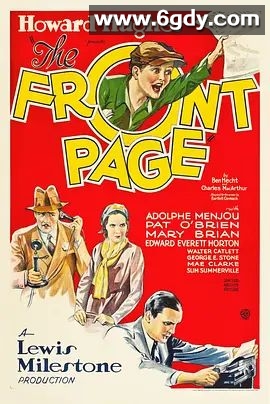 头条新闻(1931)超清高清迅雷网盘磁力下载